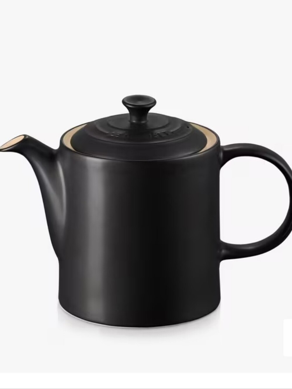 Le Creuset Stoneware 1.3L Grand Teapot- Matte Black